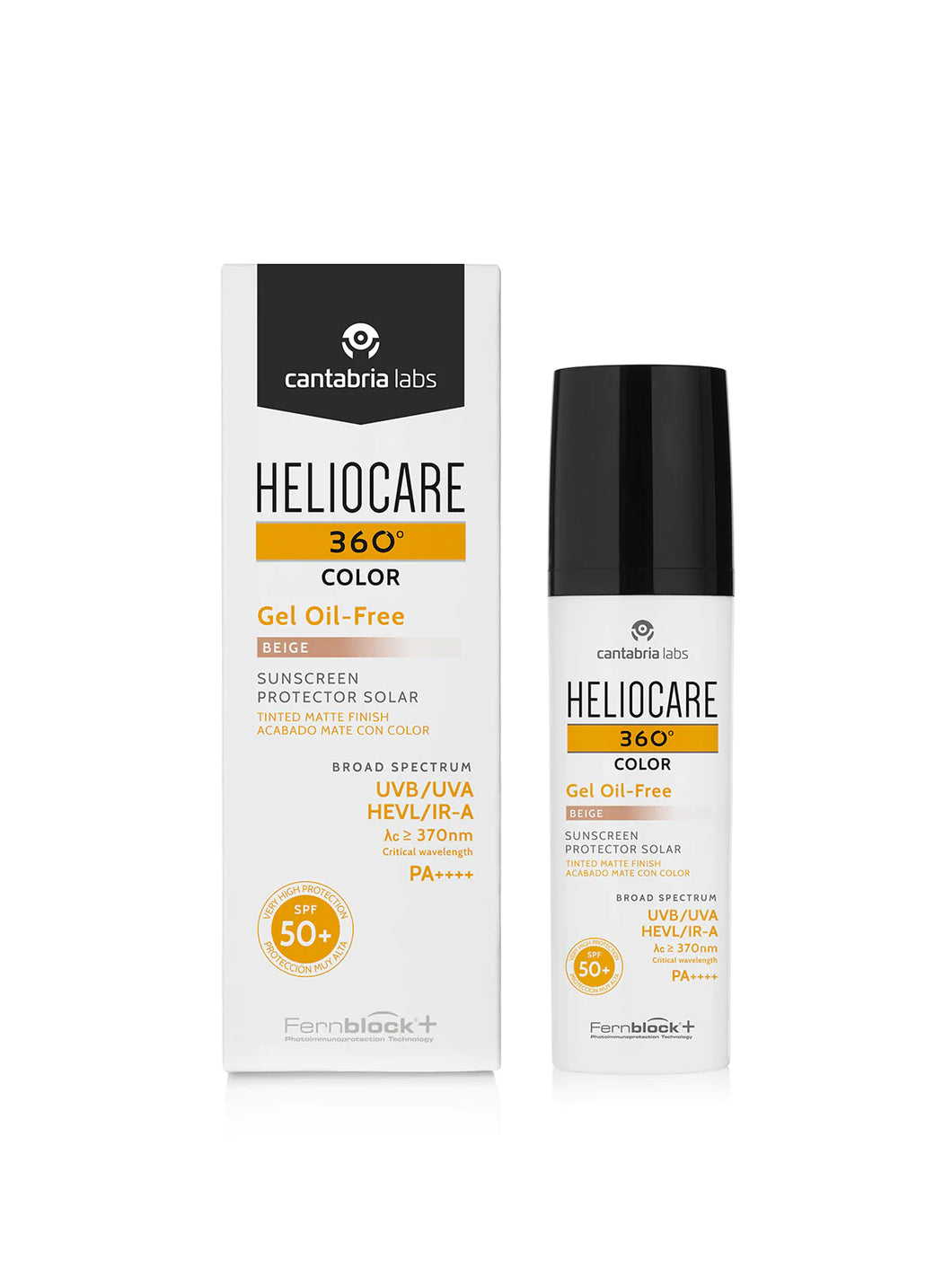 Heliocare 360 Beige Color Oil Free Gel